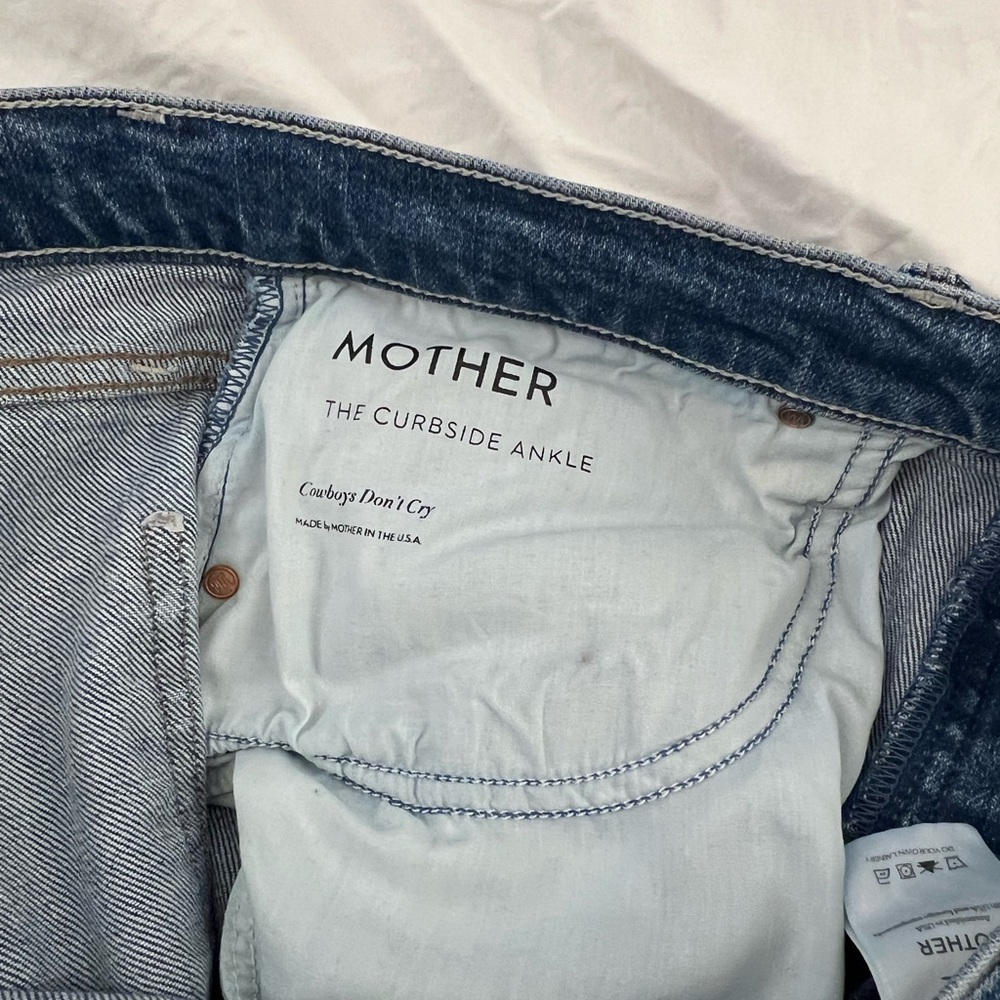 Mother the curbside ankle Blue Denim Jeans - Picture 5 of 8